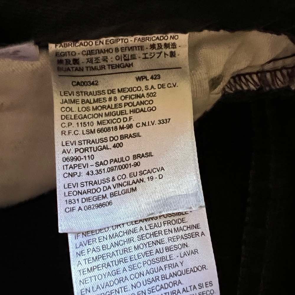 Men’s 550 Relaxed Fit Black Denim Jeans 38x34 - Picture 8 of 12